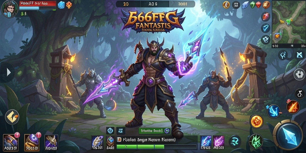 Gameplay seru di dunia fantasi 666FF.