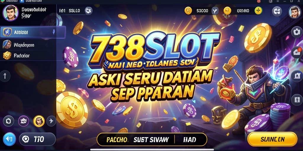 Tampilan agresif dan menarik dalam gameplay 738SLOT.
