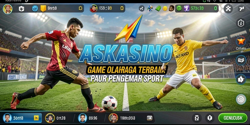 Tampilan permainan ASKASINO yang seru dan dinamis dalam olahraga.