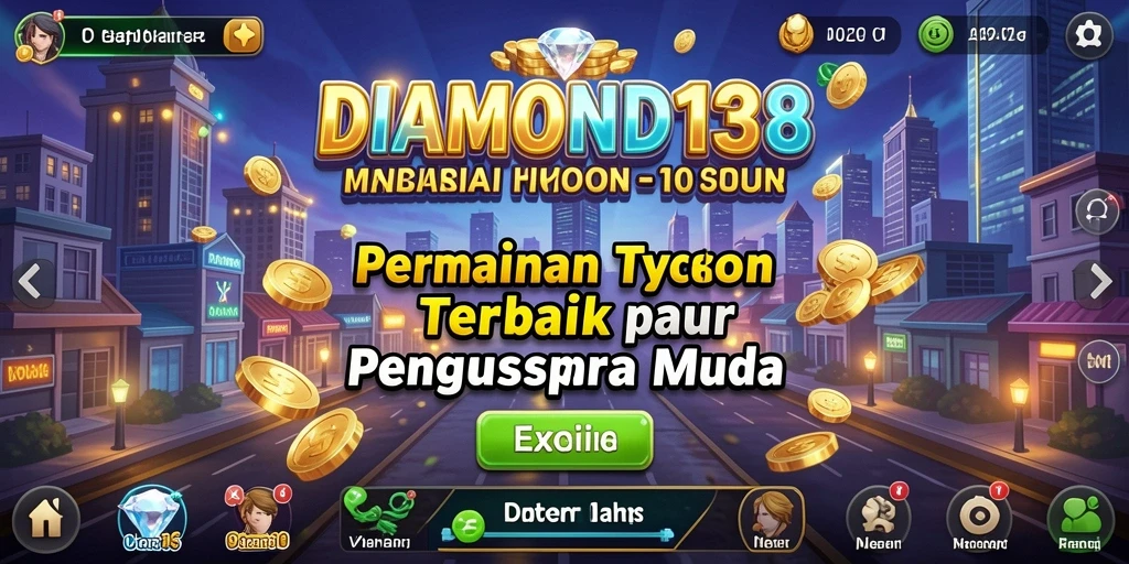 Tampilan gameplay menarik dari DIAMOND138 dalam dunia Tycoon.