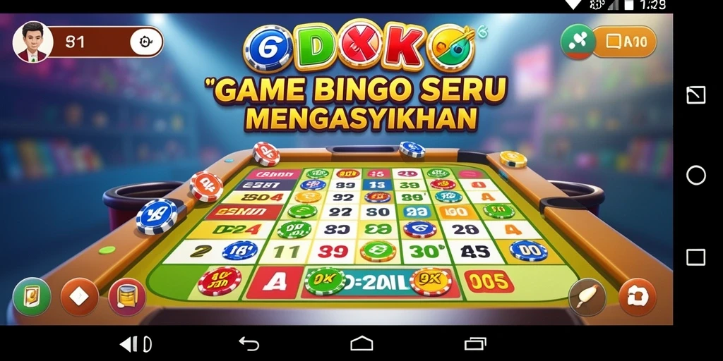 Tampilan gameplay DKK yang seru dan mendebarkan saat bermain Bingo.