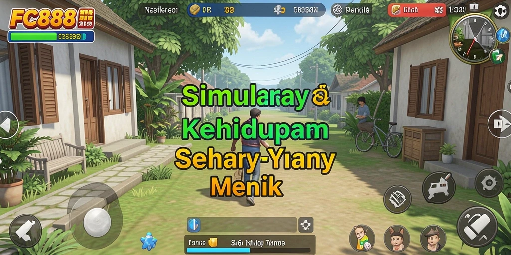 Gameplay menarik di FC888 dengan simulasi kehidupan sehari-hari.