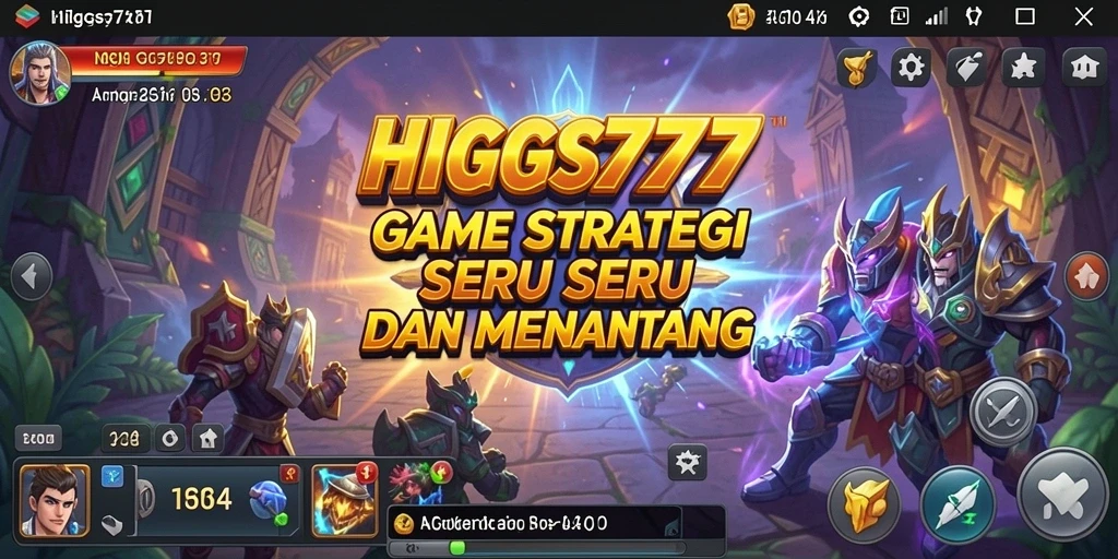 Tampilan gameplay seru dan penuh strategi HIGGS777.