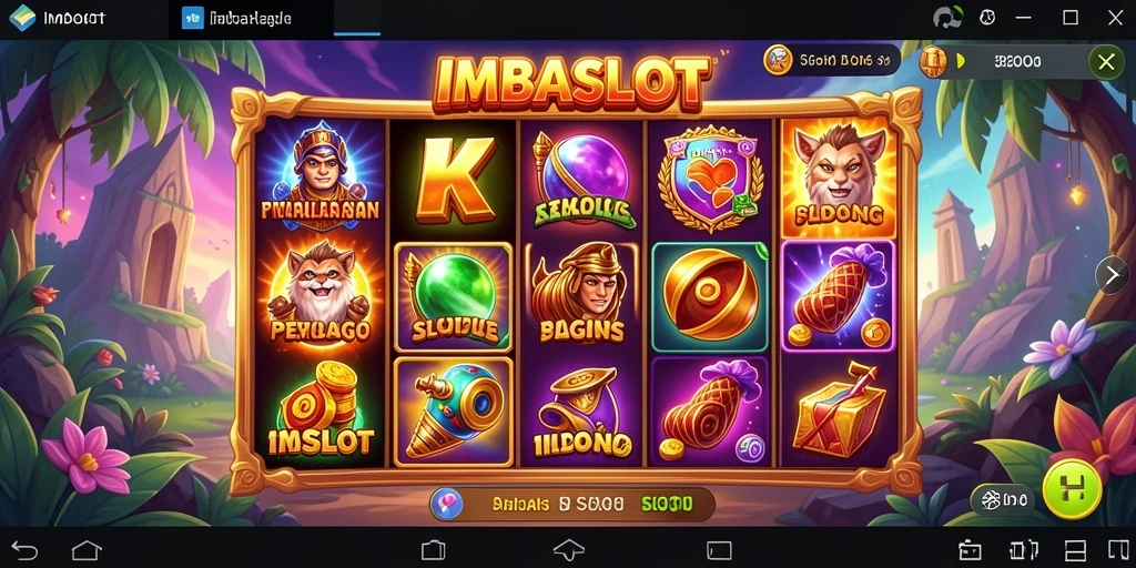 Tampilan gameplay IMBASLOT dengan grafis menawan dan interaksi menarik.