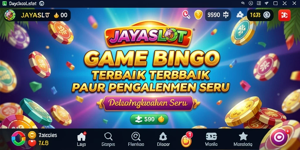 Gameplay seru JAYASLOT dengan Bingo yang menarik.