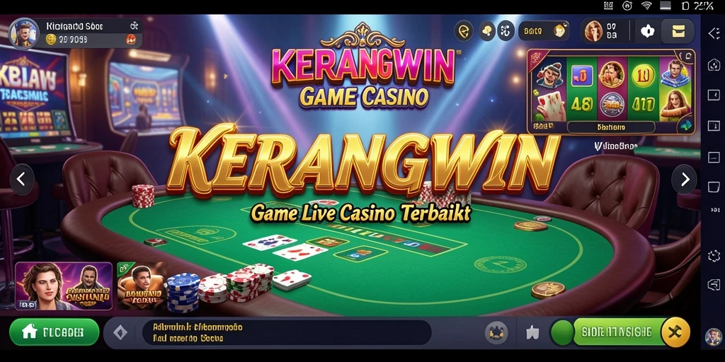 Gambaran menarik gameplay Live Casino di KERANGWIN.