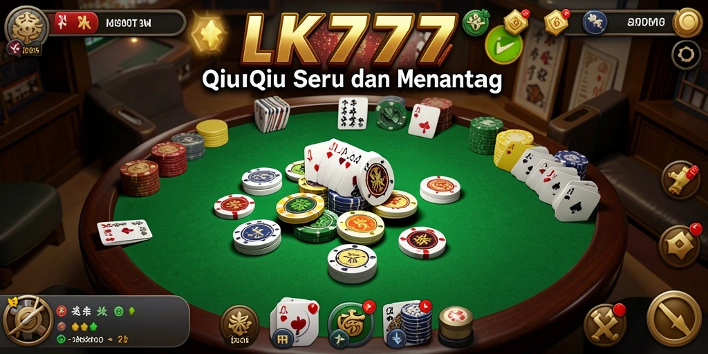 Screenshot menunjukkan gameplay seru QiuQiu di LK777.