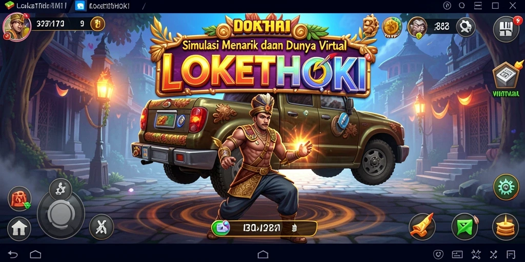 Screenshot LOKETHOKI menampilkan pengalaman simulasi yang menarik.