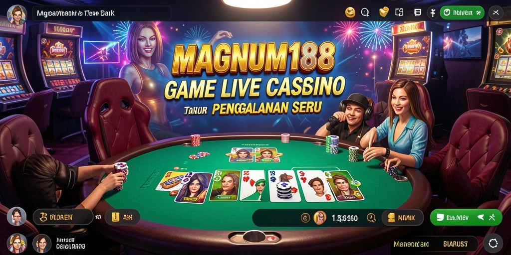 Tampilan permainan live MAGNUM188 yang menawan dan interaktif.