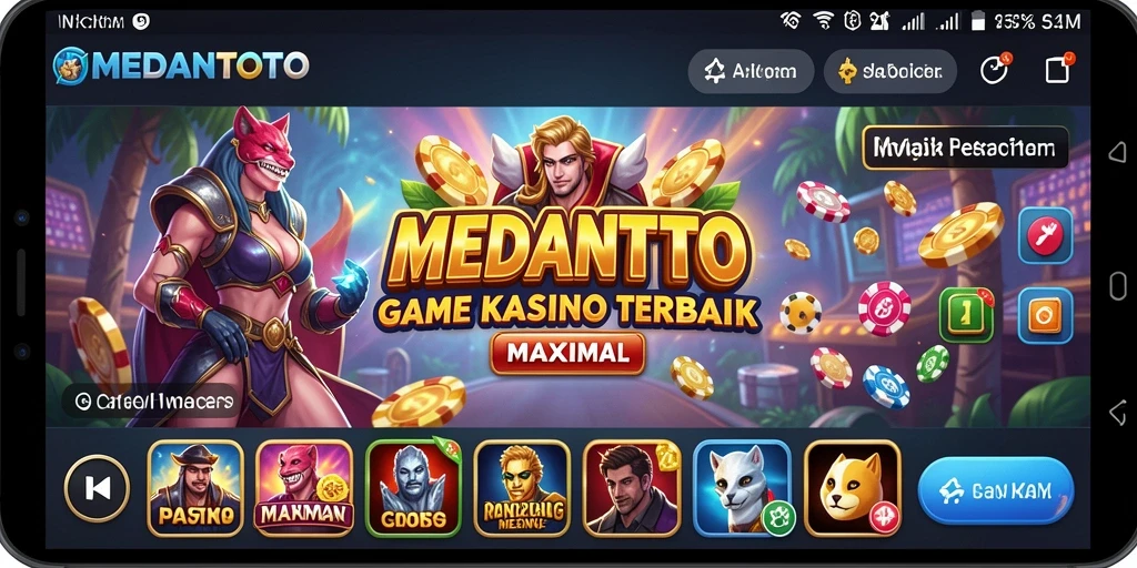 Screenshot gameplay MENANTOTO menampilkan aksi seru di Kasino.
