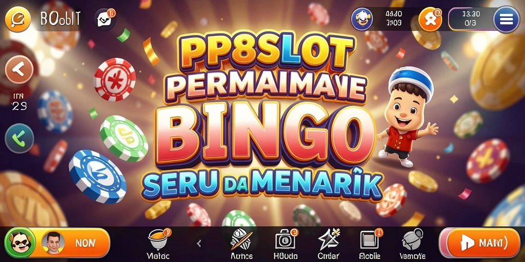 Tampilan gameplay menarik dalam PP8SLOT Bingo.