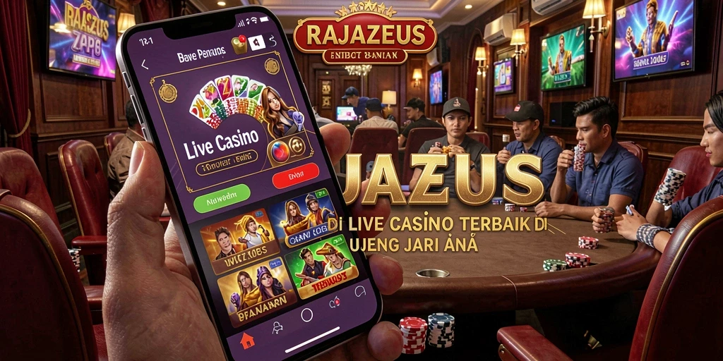 Gameplay Live Casino yang mendebarkan dengan dealer profesional.