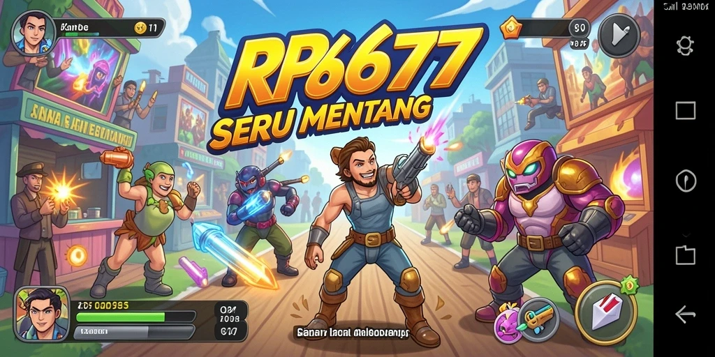 Tangkapan layar gameplay RP6677 yang penuh aksi dan tantangan.