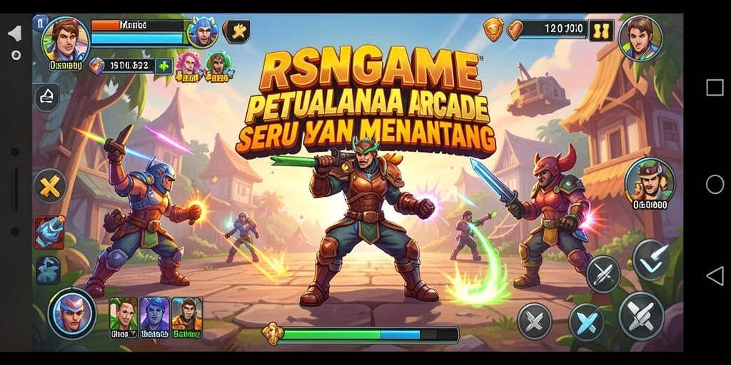 Screenshot gameplay RSNGAME yang menampilkan aksi penuh tantangan.